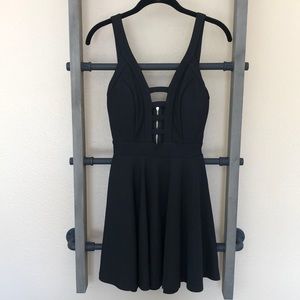 NWOT Black Cage Dress